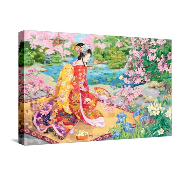 ART.COM Stretched Canvas Print Haru No Uta by Haruyo Morita,