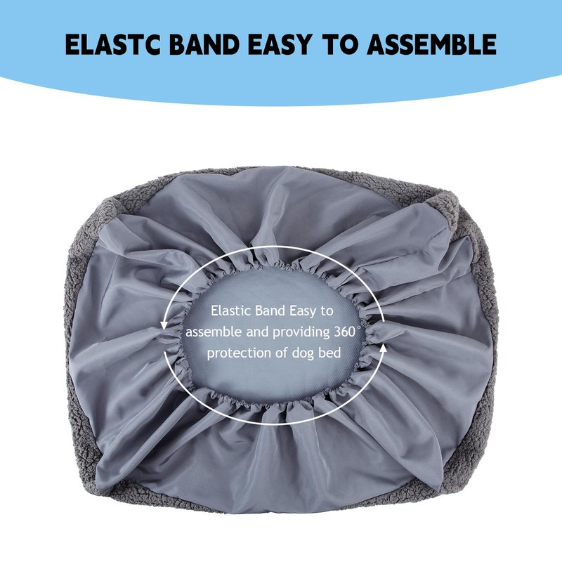 Dog Bed Cover,Dog Beds Covers Replacement Washable,Waterproof Pet Crate Pad