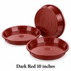 3 Pack Plastic Plant Saucers for Flower Pots – Durable
