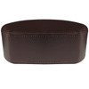 FACAICAI Remote Control Holder with 5 Compartments,Pu Leather Office Organization