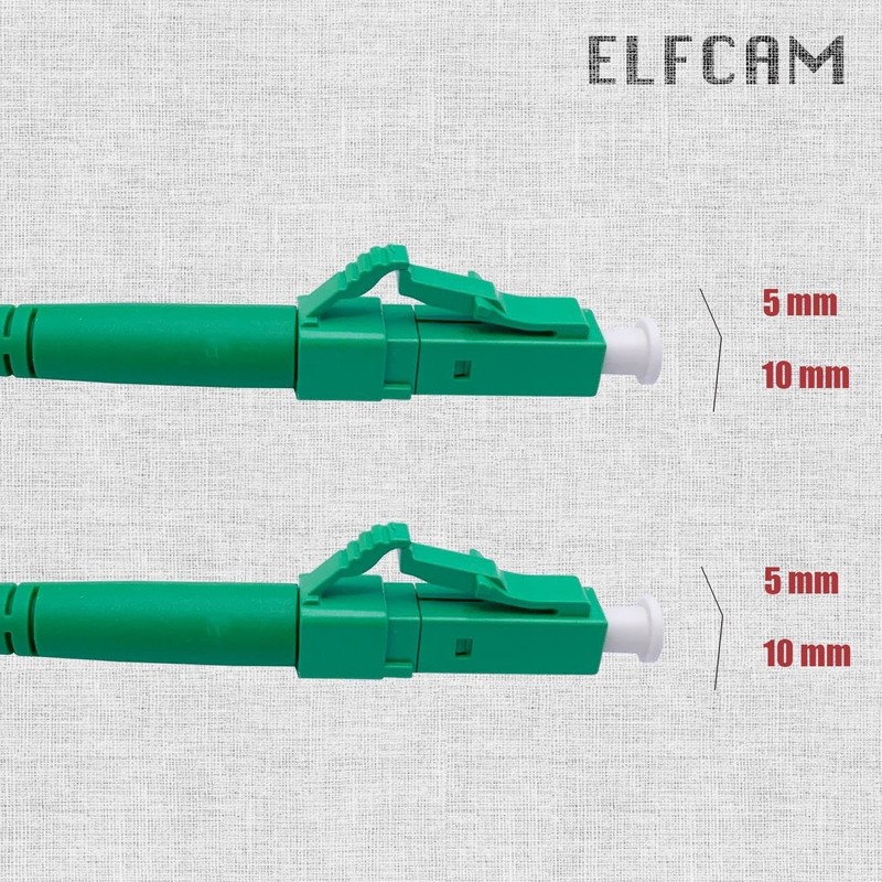 Elfcam - 0.5m LWL LC/APC to LC/APC Fiber Optic Cable