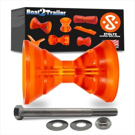 3.5″ Boat Roller Kit Slotted V with Medium End Caps and Hardware RP-355-435 Stoltz
