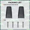WESTERN SUPPLY HARDWARE Downspout Splash Block, 17” Decorative Rain-Gutter Downspout