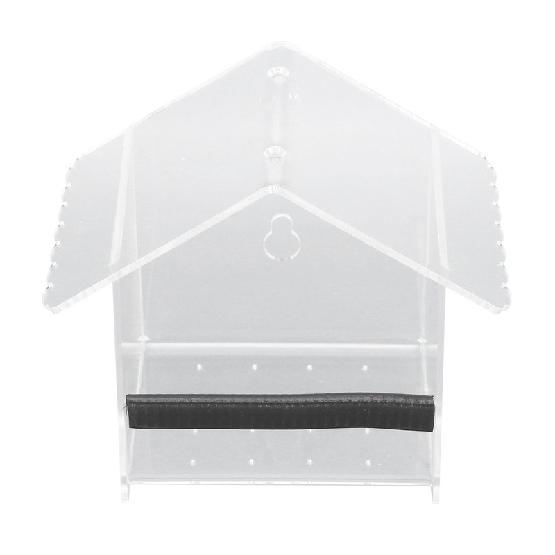 Window Bird Feeder Transparent Large Space Bird Feeder House with