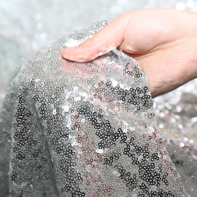 Eternal Beauty Sparkly Rectangle Sequin Tablecloths 127cmX203cm Wedding Party Banquet