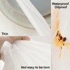 aoozleny Premium Disposable Plastic Tablecloth (54 x 72 inches), Decorative