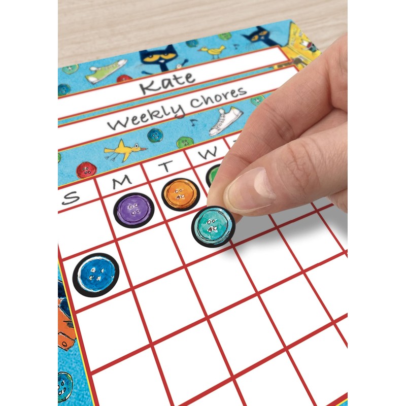 Edupress Pete The Cat Groovy Buttons Mini Stickers (EP63937)