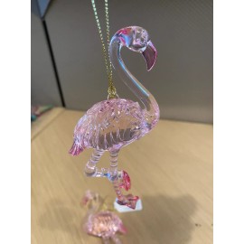 Party explosions Pink flamingo hanging Christmas ornament Qty Of 1 party explosions brand new