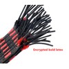 1M Bungee Cords, Adjustable Flat Bungee Straps with Metal Hooks,