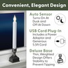 612 Vermont LED Electric Window Candles with Bright Hot Spot,