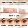 MOTIBACK 2-in-1 Brow Pen and Sealing Brow Gel with 20Pcs
