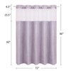 Craidlela Boho Purple Long Shower Curtain 72 x 80, Lavender