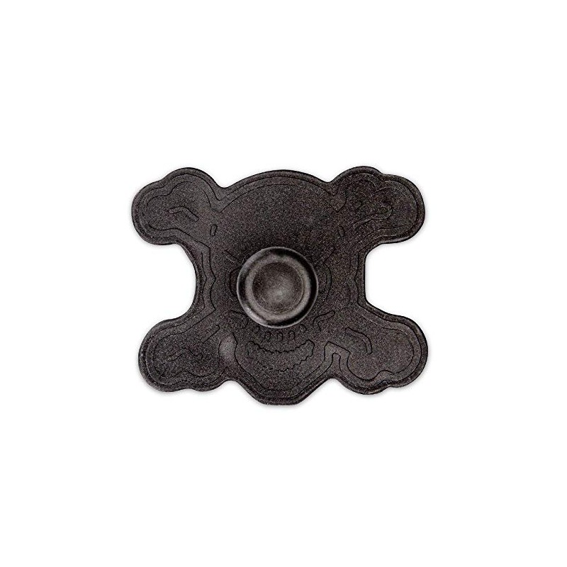 Städter 171886 Skull Cookie Cutter, Plastic, Black, 7.5 cm