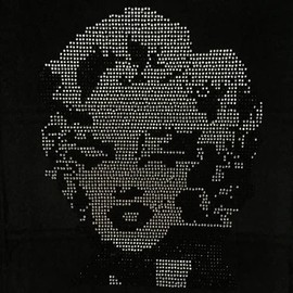 Marilyn Monroe Crystal Diamond Bling Rhinestone Black Car SUV Truck Low Back Seat Covers