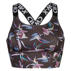 CW-X/Wacoal HTY021 Women's Sports Bra, Sports Sway Care Bra, Protects Your Bust From Sways During Sports, Sweat Absorbent, Quick Drying, Wireless, for Training, Dancing, Golf, etc, BR, S
