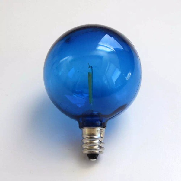 Fantado Blue LED Filament G50 Globe Shatterproof Energy Saving Color