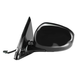 Fit System Driver Side Mirror for Nissan Pathfinder SL Model, Black w/PTM Cover, w/Memory, Foldaway, Heated Power