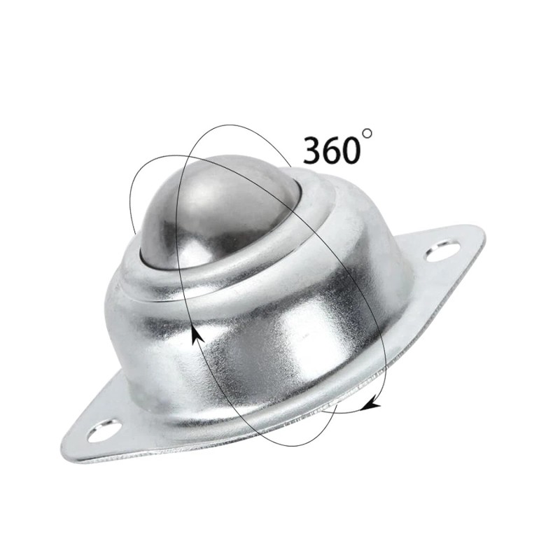 HNBun 16Pcs 1 Inch Ball Transfer Units 400Lbs Load Capacity