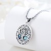 Tree of Life Necklace for Picture 925 Sterling Silver Oval