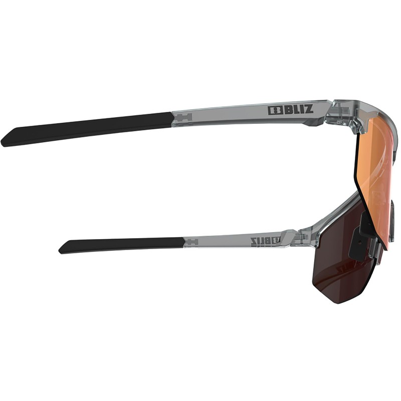 Bliz Hero Sports Glasses Transparent Dark Grey Brown W, Transparent