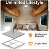 camperxlite RV 12V LED Ceiling Dome Light with Switch, Square