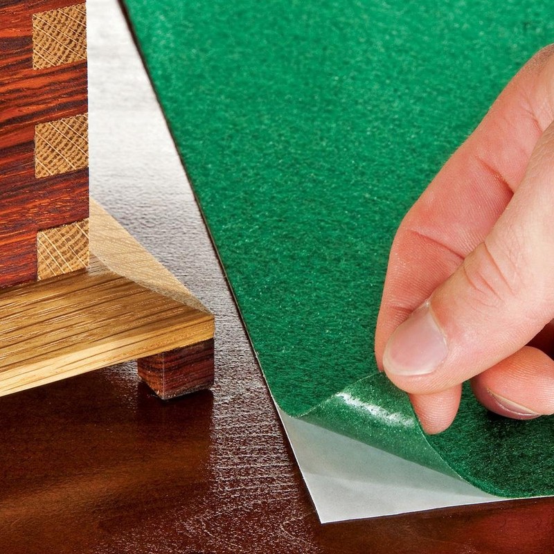 Black Pressure Sensitive Felt Sheet