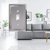 Chrome "Estate" Wallplate, Decorative Switchplate (Toggle)