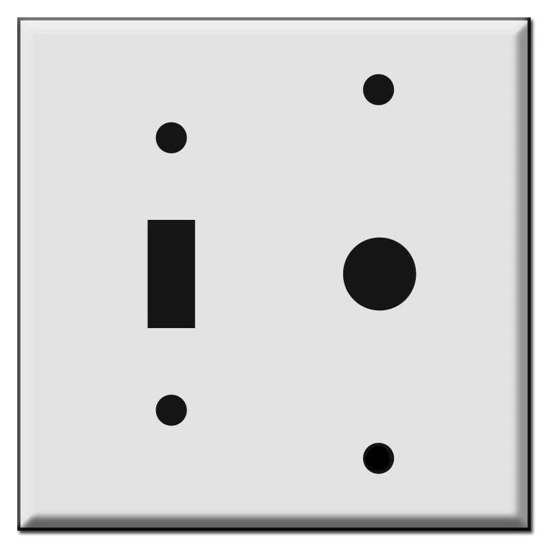 Wall Mounted Fireplace Blower Rheostat Variable Speed Controller w/ Cover