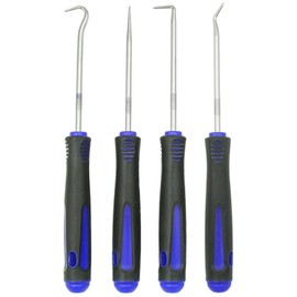 AORHOFJ Hook Set 4-Piece Door Panel Removal Tool 240 mm for Removing Hoses and Seals, Hook Tool, Tool for Cracking Locks