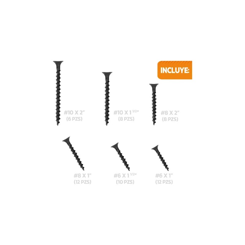 Pijas Multiusos Para Tablaroca Yeso Aglomerado, Set