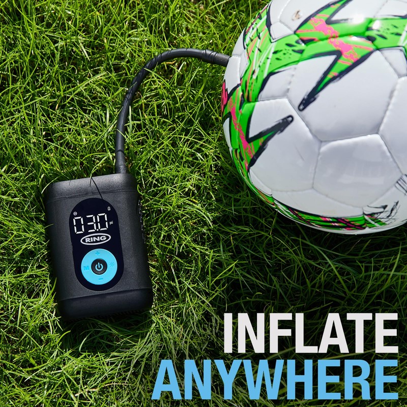 RING TYREINFLATE GO 10 Compact Cordless Tyre Inflator with Three