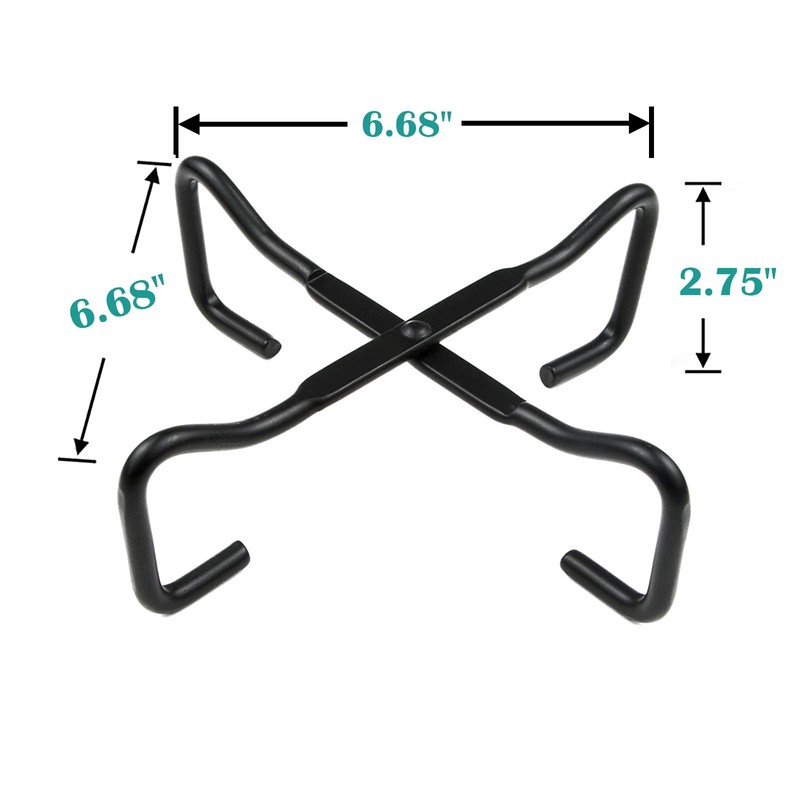 AGOEIN 9.44" Cast Iron Black Finish Folding Dutch Oven Lid