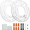 L&M LUJOMTL L&M Universal Light Fixture Mounting Bracket 2 Pack,