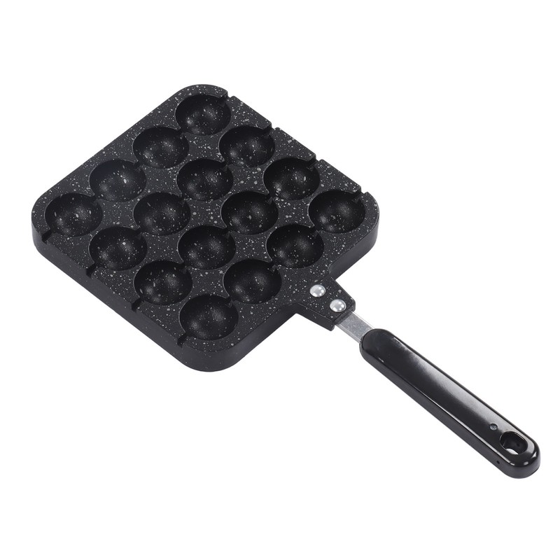 16 Holes Octopus Meatballs Pan Aluminum Alloy Takoyaki Baking Mold