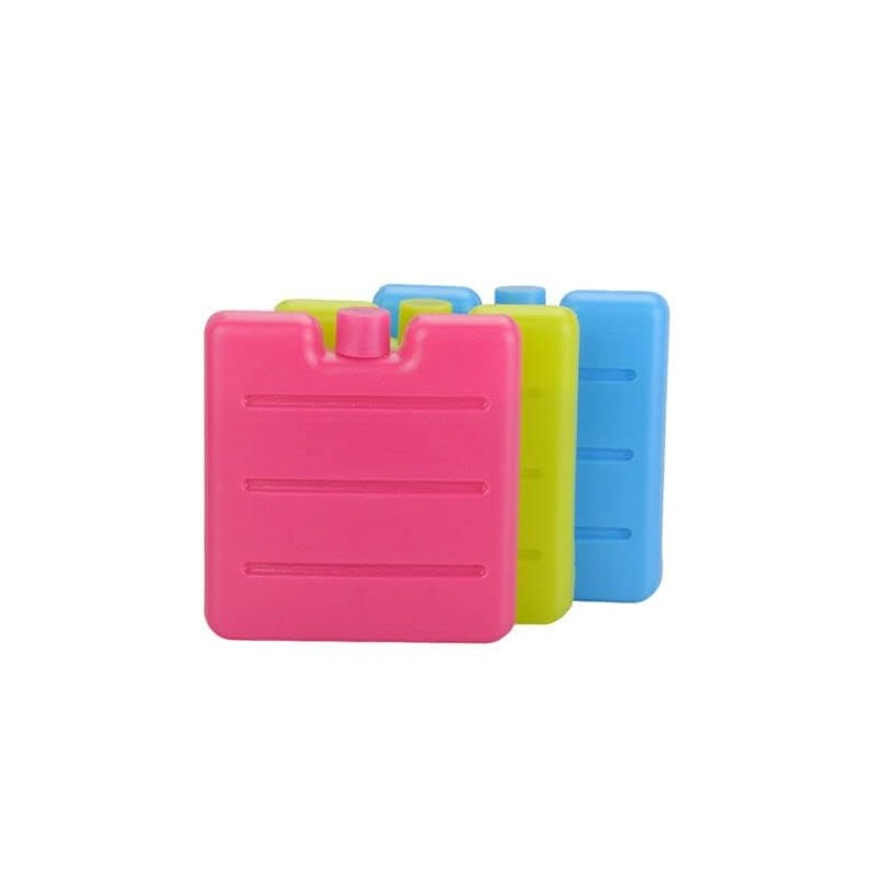 Set of 3 mini ice brick pack block blocks freezer
