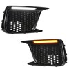 HECASA LED Fog Lights Covers Compatible with 2018-2021 Subaru WRX