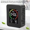 CO2 Detector Air Quality Monitor TVOC Tester USB Charging Thermometer