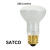 Satco S8519 45W R20 Incandescent Reflector Bulb, 130V, E26 Medium
