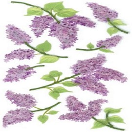 Jolee's Boutique 50-50028 Sticker 3D Lovely Lilacs, Multicolor