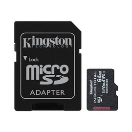 Kingston Industrial microSD - 64GB microSDXC Industrial C10 A1 pSLC Card + SD Adapter - SDCIT2/64GB
