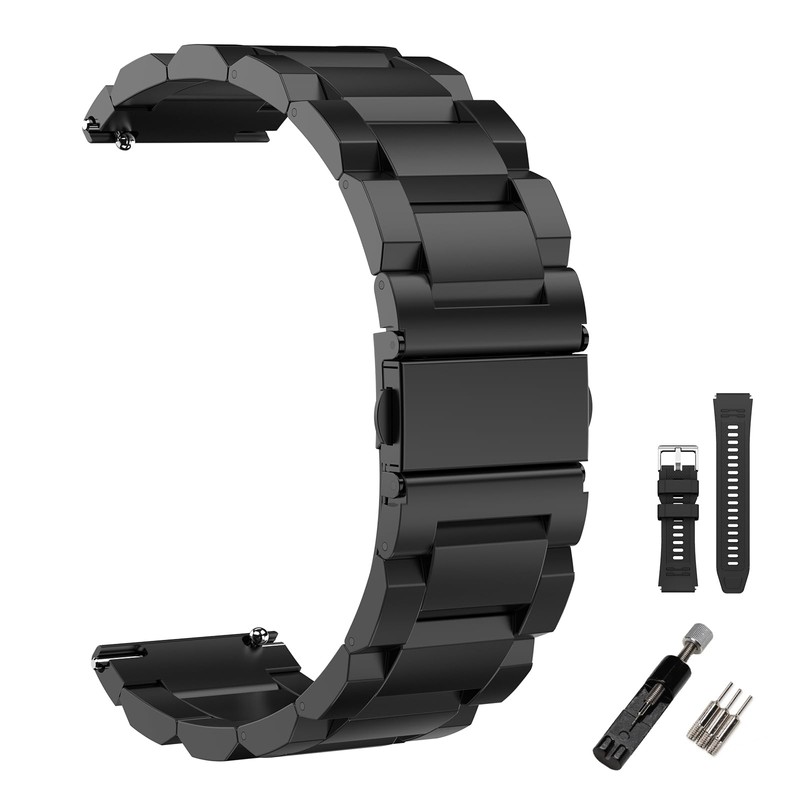 Garmin 010-13105-01 Band, 22mm, Mist Gray Silicone