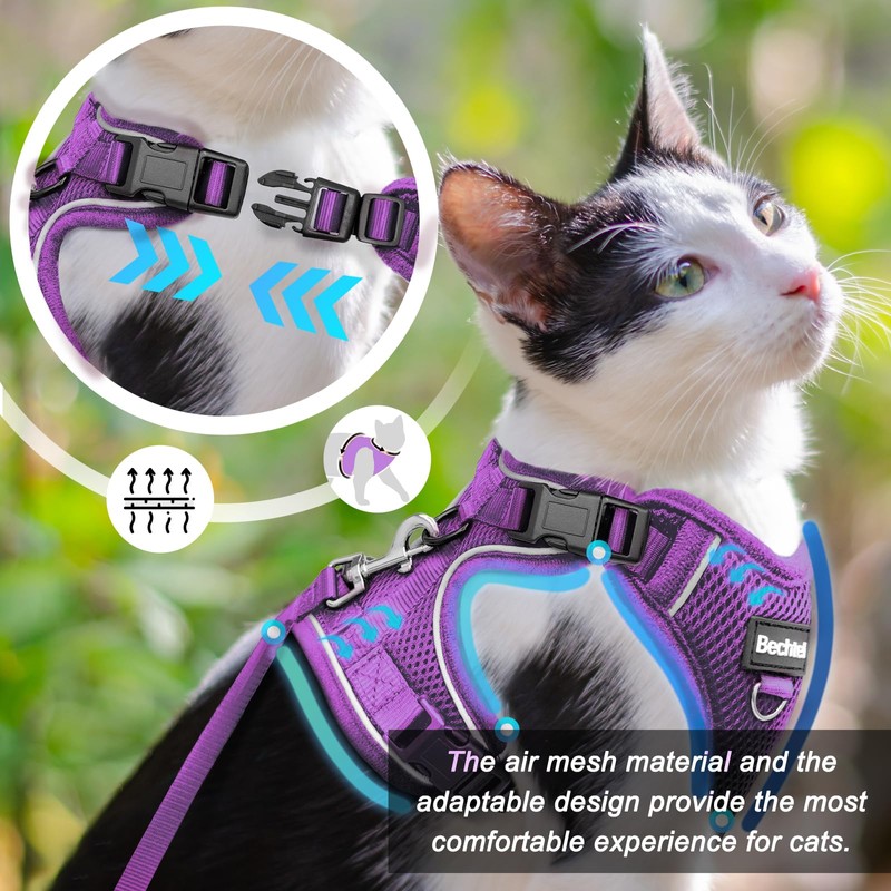 Cat Harness and Leash for Walking, The Upgrade Can be