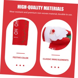 LABRIMP Dishwasher Handle Cover Xmas 2 Pack Christmas Decorative Fridge Handle Glove Kitchen Appliances