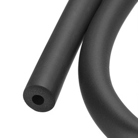 sourcing map Foam Grip Tubing Handle Grips 9mm(3/8") ID 25mm OD 3.3ft Black for Pipe Insulation Lagging Wrap Covers, Utensils, Fitness, Tools Handle Support