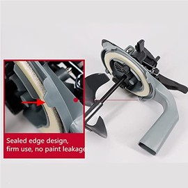 Paint Mixing Mate Lid，Universal Drip Free Car Paint Dispenser，paint can lid with pour spout，with Better Sealing Effect, Car Paint Mixing Blade for Solvents and Water-Based Paint (4L)