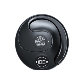 Bewinner Ganchos para la Oreja para Traductor de Idiomas en Tiempo Real, Dispositivo de Traducción Rápida 0.2S con Bluetooth 5.3 y Soporte de Aplicación 144 Idiomas, Auriculares con (Black)