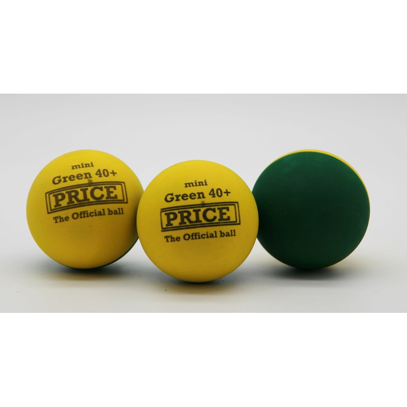 PRICE Mini Squash Pro Balls(1 box of 3 balls)