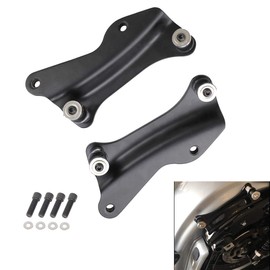 AUFER Black 4 Point Docking Hardware Kit Compatible with for Touring Street Glide Electra Glide Road Glide Road King 2014-2023