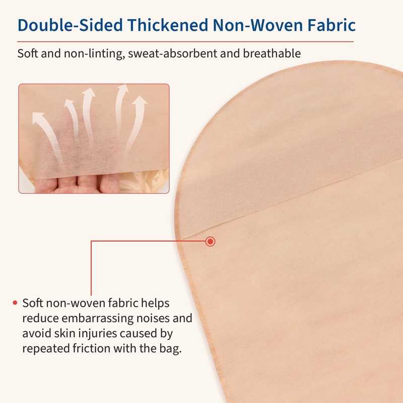 DERAYMI 20pcs One-Piece Colostomy Bag Ostomy Supplies,15-109mm Cuttable Oversized Chassis