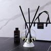 Aroma Blossom Luxury Reed Diffuser-Onyx Collection-White 200ML
